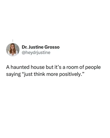 heydrjustine Instagram post about Therapy and relationship humor