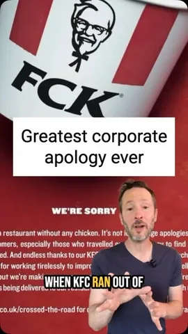 heyfeifer Instagram post about Corporate apologies