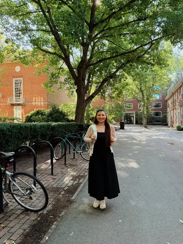 heyitscarlyrae Instagram post about Harvard campus experience