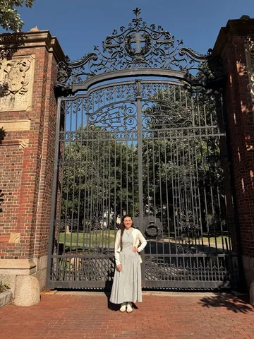 heyitscarlyrae Instagram post about Harvard campus experience