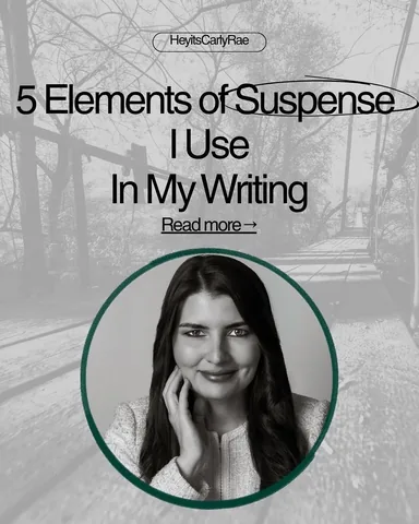 heyitscarlyrae Instagram post about Suspense writing techniques