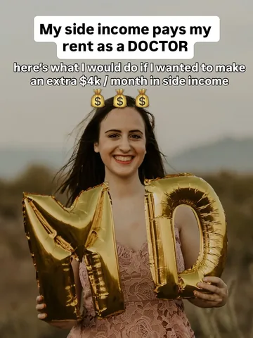 heykellyellen Instagram post about Side income for doctors