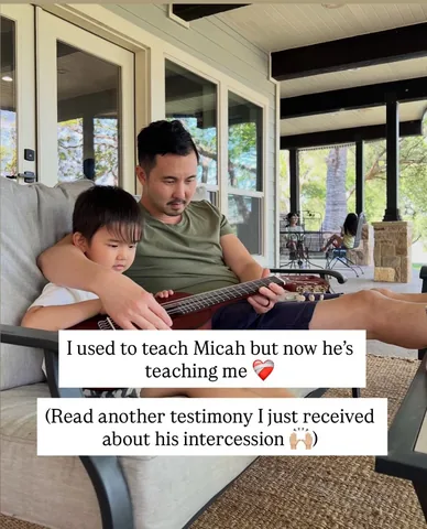 heypjk Instagram post about Micah’s intercession