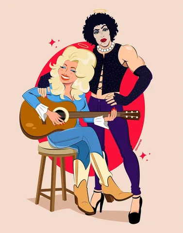 hippypotter Instagram post about Celebrity illustration