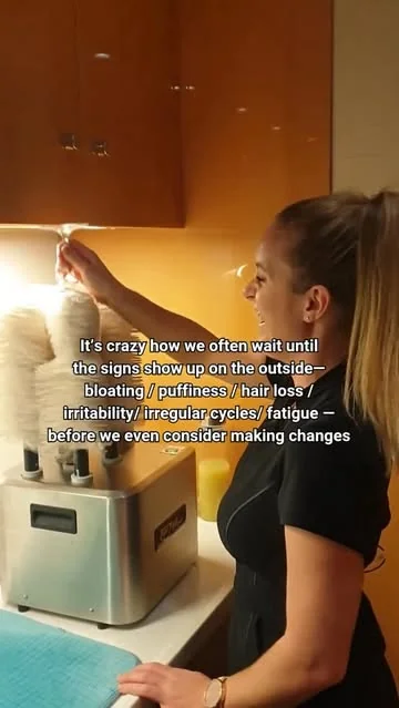 holisticnics Instagram post about Health coaching origin story