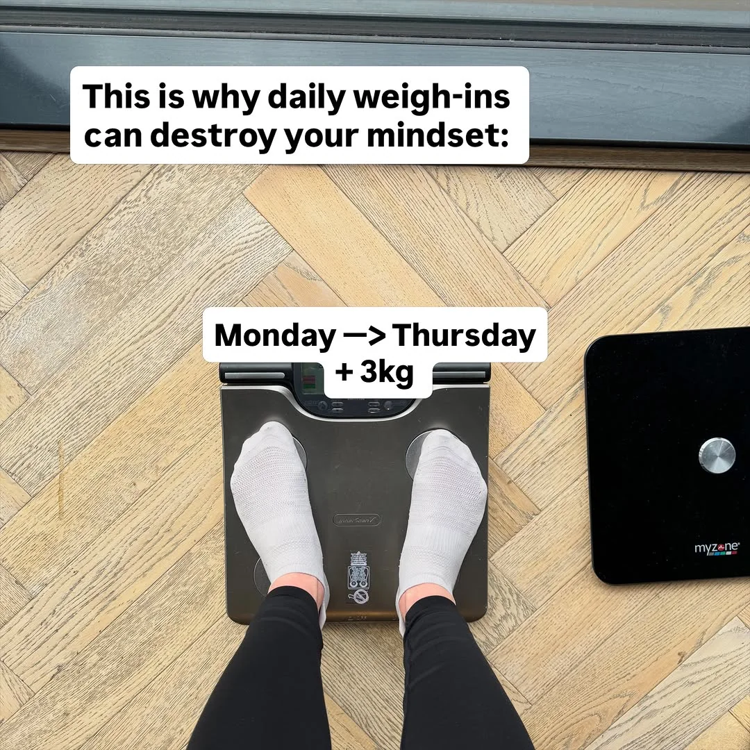 holisticnics Instagram post about Progress beyond weight