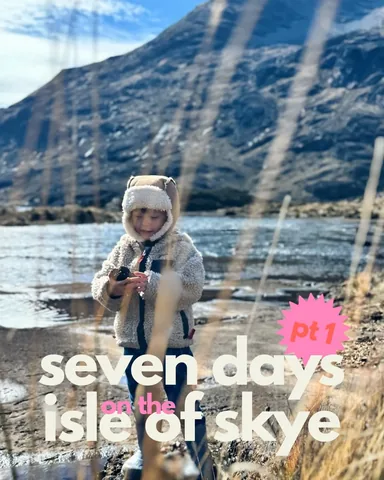 hollie.decruz Instagram post about Isle of Skye family travel