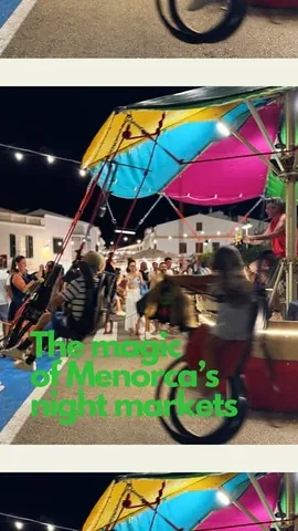 hollie.decruz Instagram post about Menorca night markets