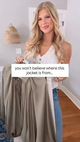 holycityblonde Instagram post about Date night jacket