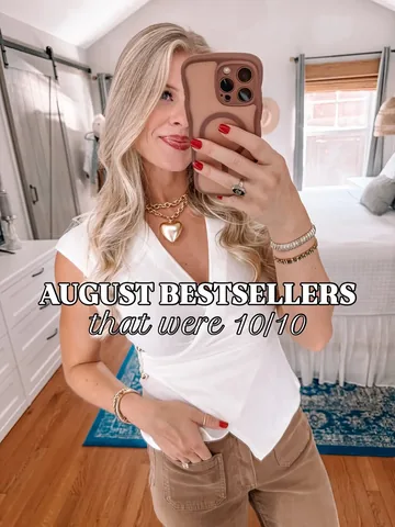 holycityblonde Instagram post about Top selling fashion finds