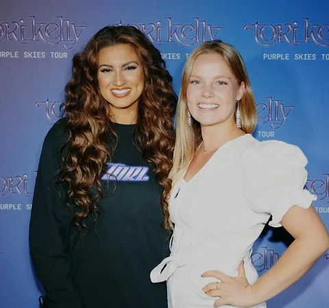 hopeambridgesings Instagram post about Tori Kelly inspiration