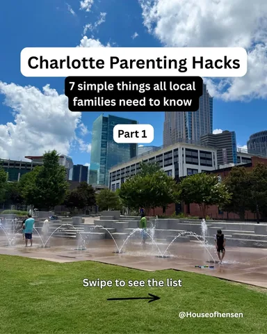 houseofhensen Instagram post about Charlotte parenting tips