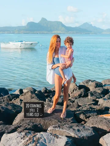 howfarfromhome Instagram post about Family travel in Mauritius