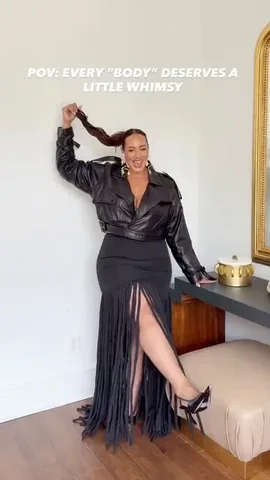 iambeauticurve Instagram post about Fringe fashion comparison