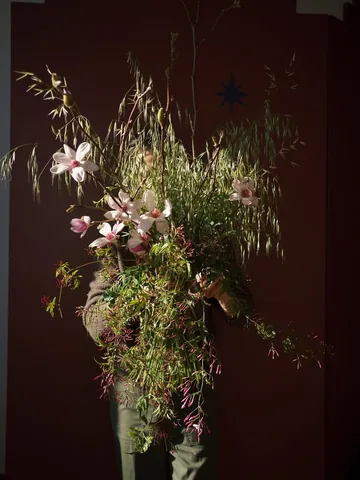 iamgalla Instagram post about Floral art