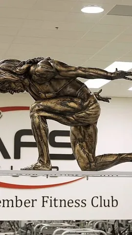 iamsarahfit Instagram post about Statue reveal