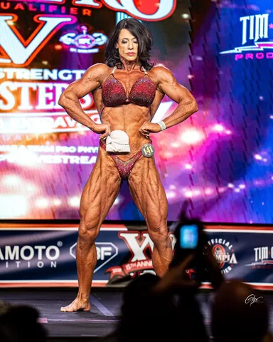 ifbbprocherylmears Instagram post about Women’s bodybuilding competition