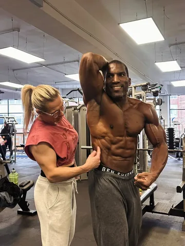 ifbbpro_gemmalancaster Instagram post about Bodybuilding competition preparation