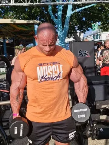 ifbb_pro_michalkrizokrizanek Instagram post about Scitec event