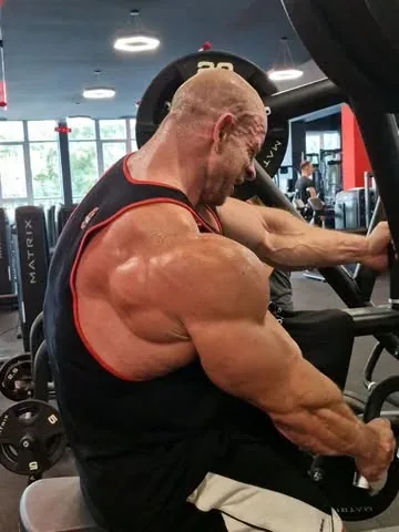 ifbb_pro_michalkrizokrizanek Instagram post about Back training