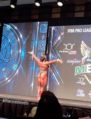 ifbbpronataliacoelho Instagram post about Competition performance