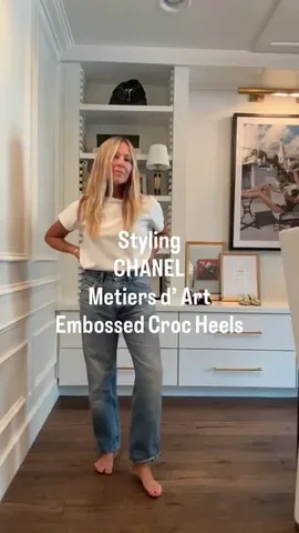 ifthechoofits Instagram post about Chanel slingback styling