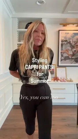 ifthechoofits Instagram post about Capri pants styling
