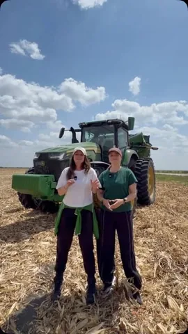 ijustine Instagram post about John Deere agricultural technology