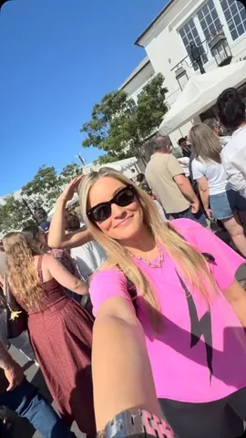 ijustine Instagram post about Palisades Village reopening