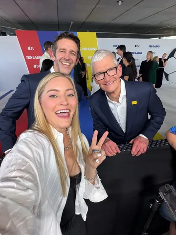ijustine Instagram post about Ted Lasso season four premiere