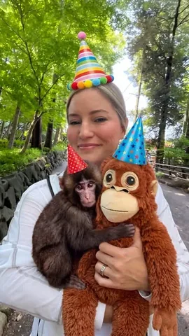ijustine Instagram post about Punch the animal’s birthday
