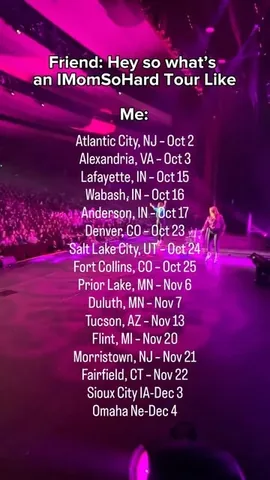 imomsohard Instagram post about Live comedy tour dates