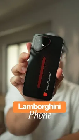 imparkerburton Instagram post about Lamborghini phone