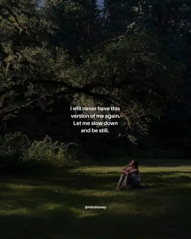 inknhoney Instagram post about Present moment appreciation