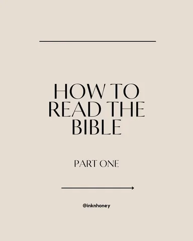 inknhoney Instagram post about Bible study