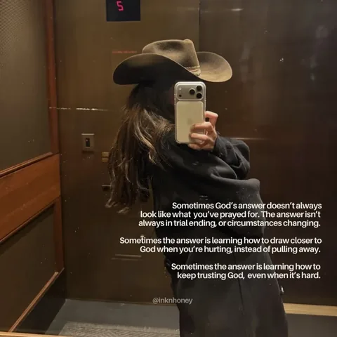 inknhoney Instagram post about Prayer and spiritual growth