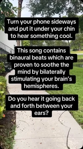 inthistogethernow_ Instagram post about Audio based stress relief