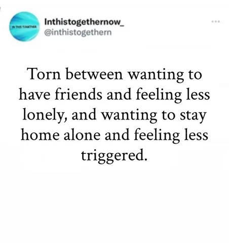 inthistogethernow_ Instagram post about Trauma survivor support