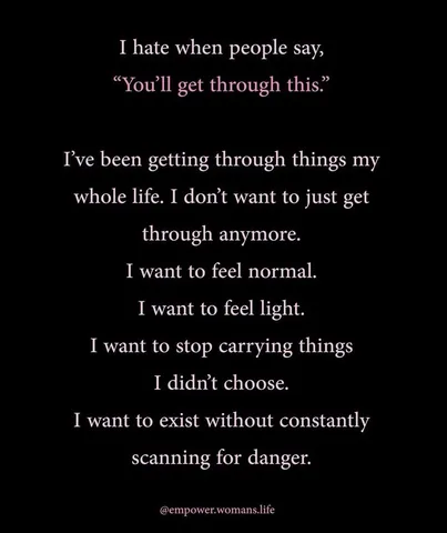 inthistogethernow_ Instagram post about Trauma survivor support