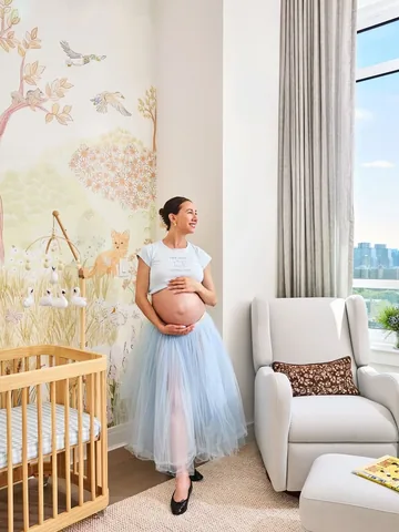 isabellaboylston Instagram post about Nursery design promotion