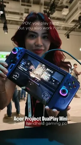 isadoes_ Instagram post about Acer Project DualPlay Mini