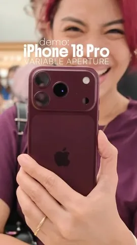 isadoes_ Instagram post about IPhone 18 Pro camera