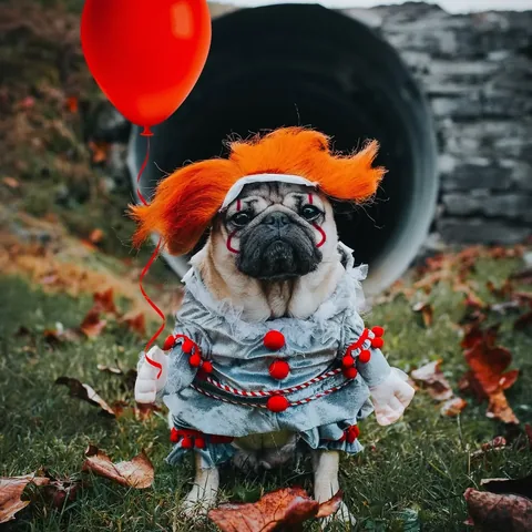itsdougthepug Instagram post about Halloween costumes