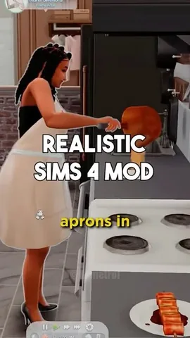 itsmetroi Instagram post about Realistic cooking mod