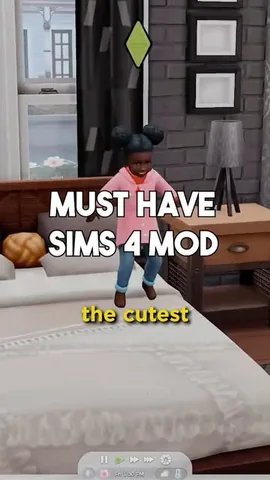 itsmetroi Instagram post about Sims 4 child gameplay mod