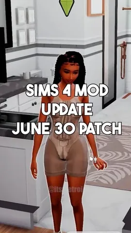 itsmetroi Instagram post about Sims 4 mod compatibility