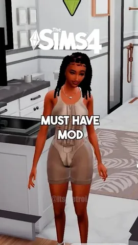 itsmetroi Instagram post about Sims 4 plastic surgery mod