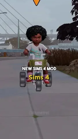 itsmetroi Instagram post about Sims 4 tricycle mod