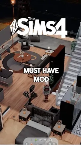itsmetroi Instagram post about Sims 4 apartment loading screen mod