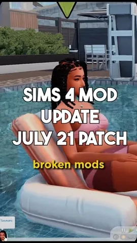 itsmetroi Instagram post about Sims 4 broken mods